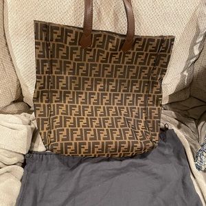 Fendi zuccca tote